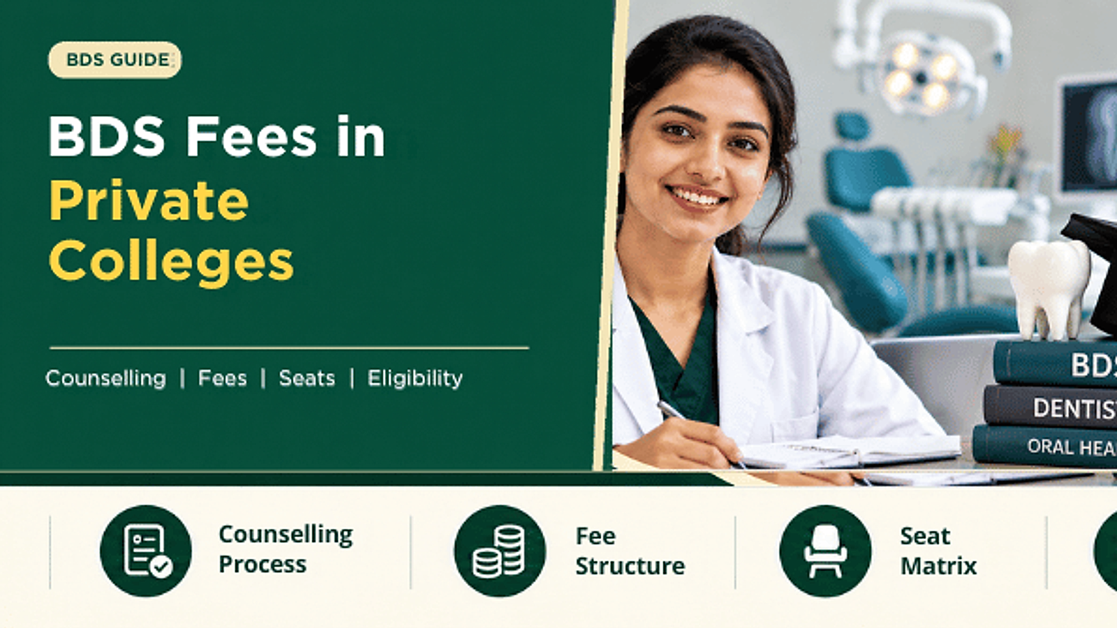 BDS course fees in private dental colleges