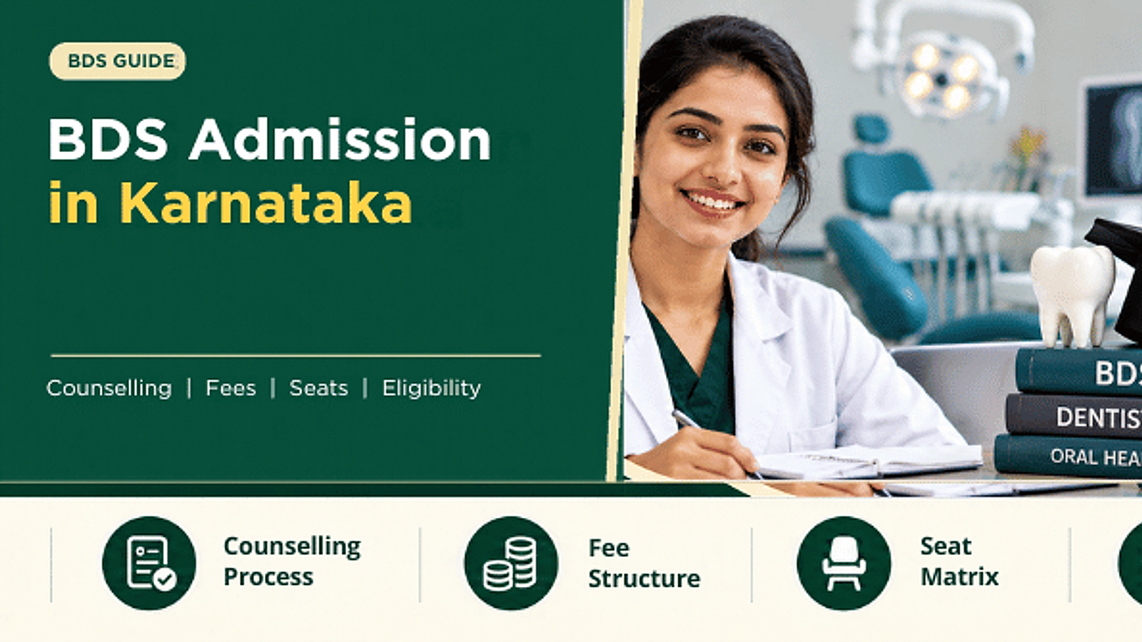 BDS admission in Karnataka counselling and fees