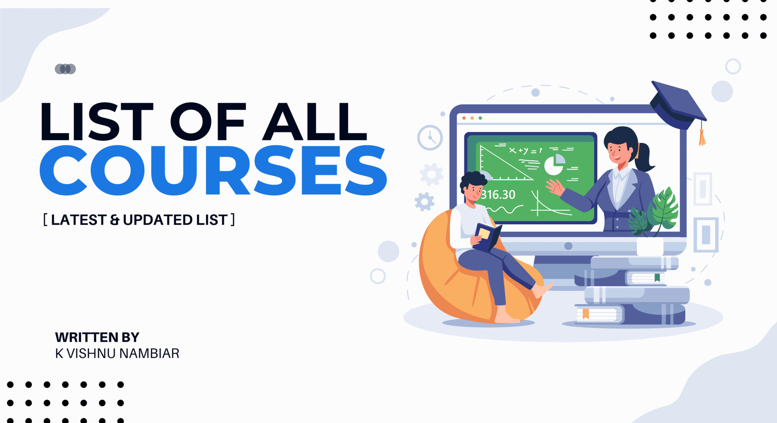List of all the courses in India updated list