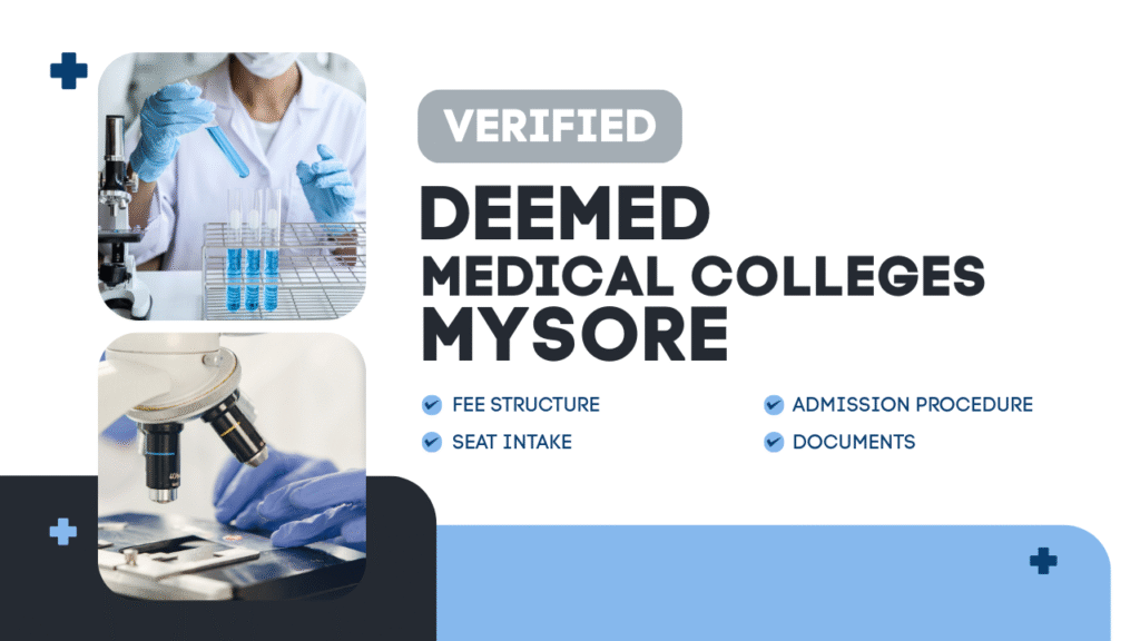 Deemed Medical Colleges in Mysore 2026 – NMC Verified Latest List