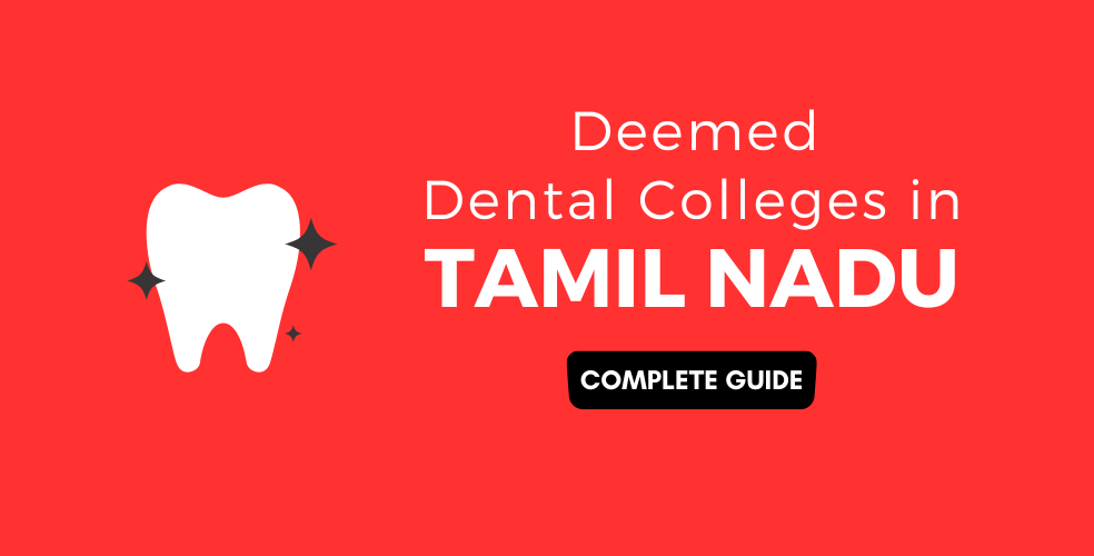 Deemed dental colleges in tamil nadu