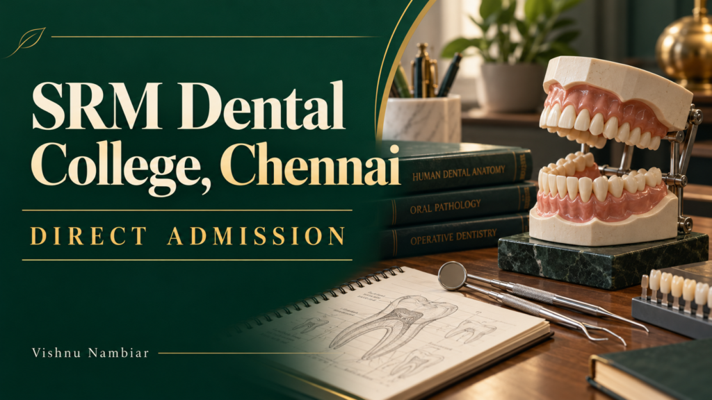Direct Admission in SRM Dental College Chennai 2026