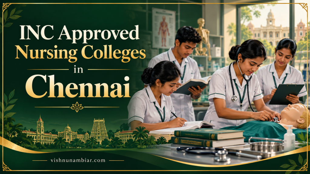 INC Approved Nursing Colleges in Chennai 2026-27 Official List