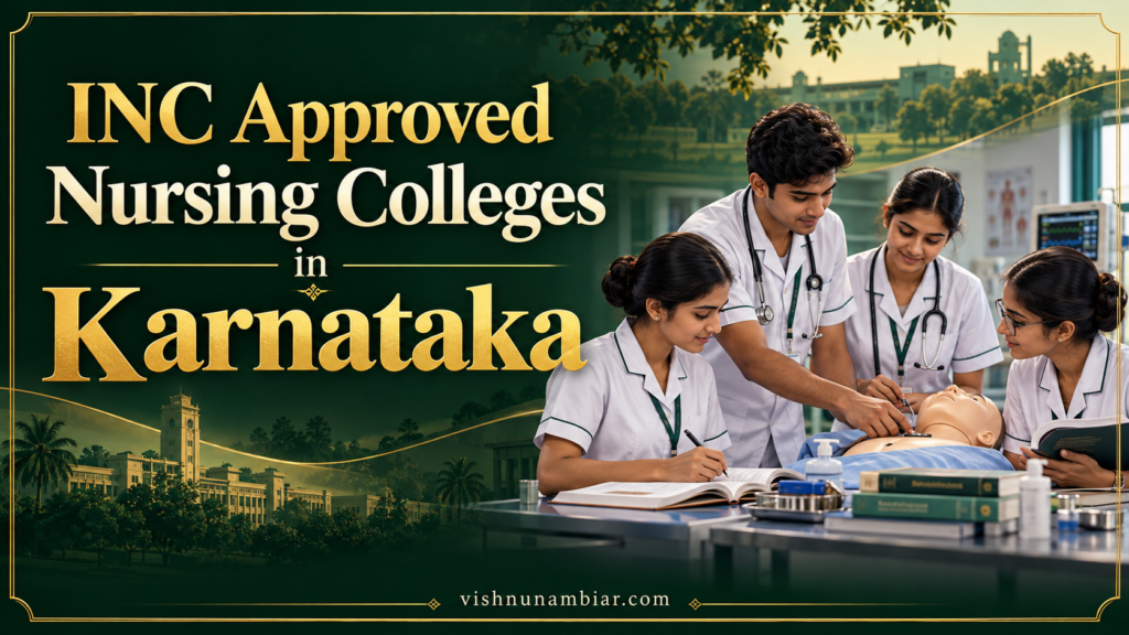 INC Approved Nursing Colleges in Karnataka (2026–27)