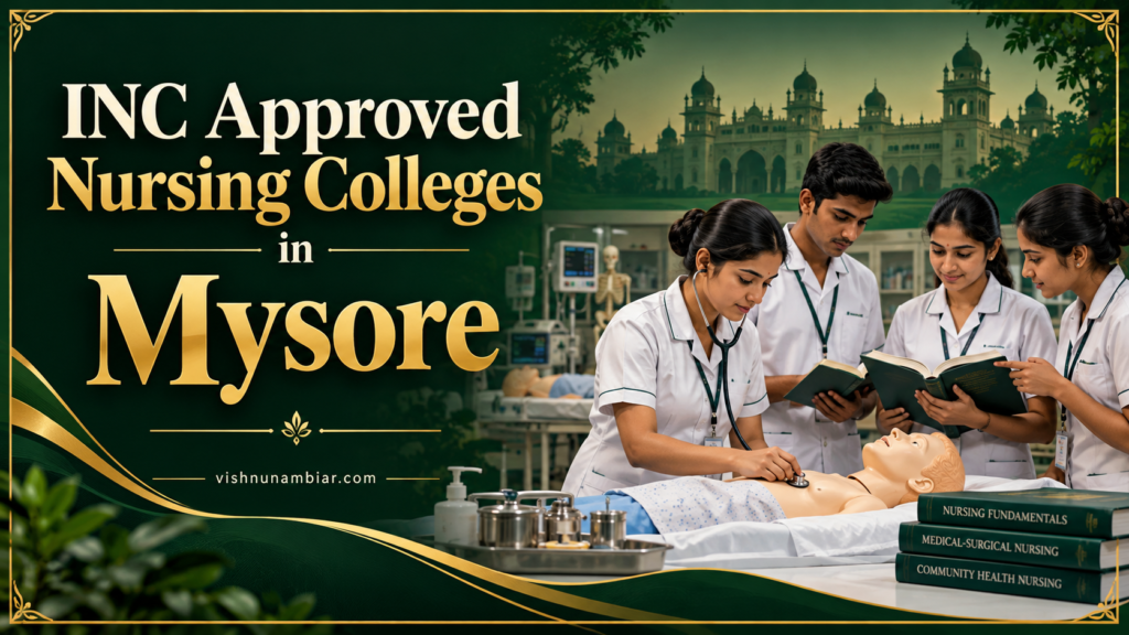 INC Approved Nursing Colleges in Mysore/Mysuru – Official PDF
