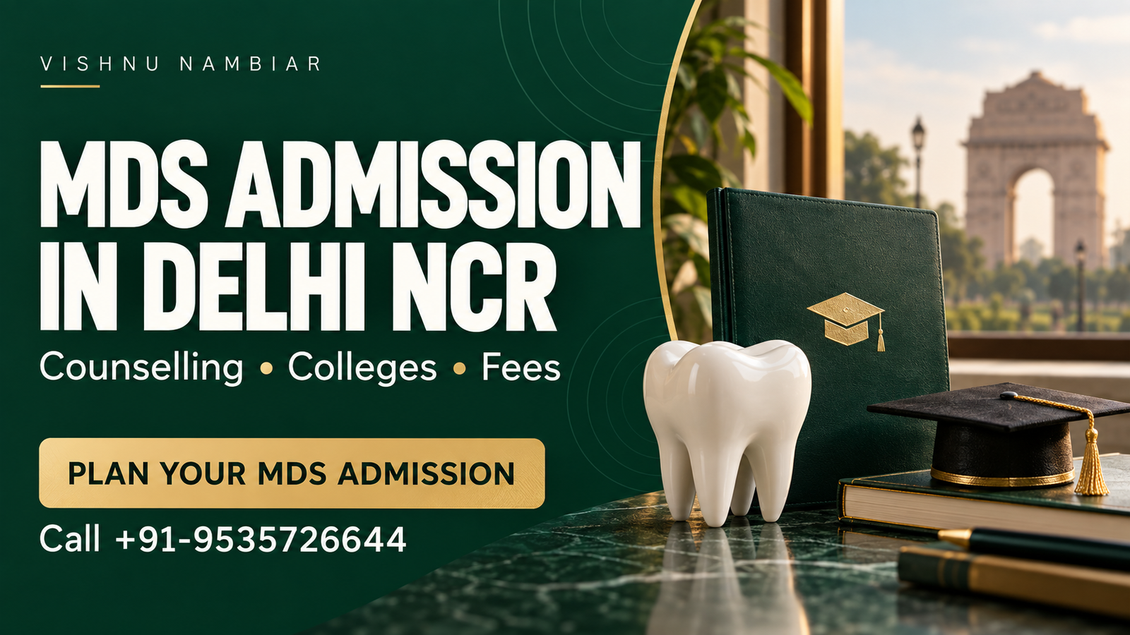 MDS admission in Delhi NCR with counselling, college and fee guidance