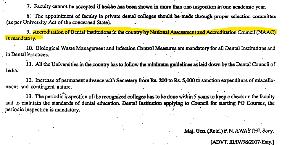 naac-mandatory-for-dental-colleges